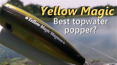 Yellow Magic Topwater Lures: Changing the Game for Nighttime Bass Fishing